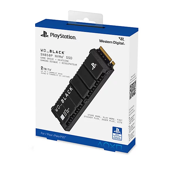 WD Black SN850P 2TB 7000MB/s NVMe SSD with Heatsink WD Black SN850P 2TB 7000MB/s NVMe SSD with Heatsink